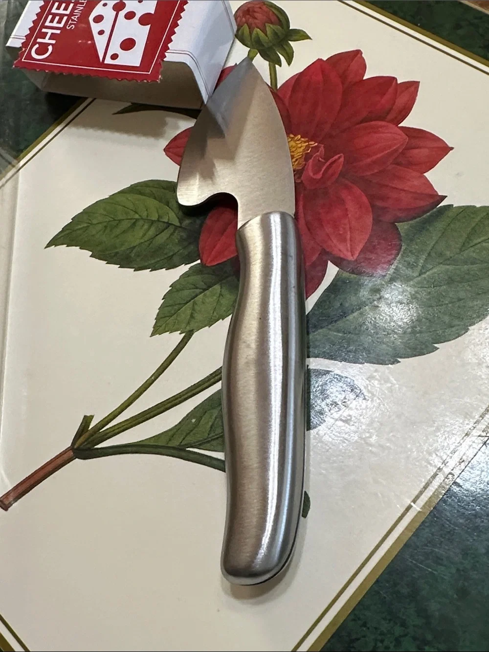 Stainless Steel Cheese knife - 7 1/4” - NIB